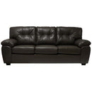  Minhas Furniture Stationary Bonded Leather Sofa 1612-LGG-S IMAGE 1
