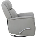  IFDC Glider Rocker Leather Match Recliner IF-6381-M IMAGE 3