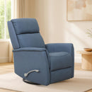  IFDC Glider Rocker Leather Match Recliner IF-6383-M IMAGE 6