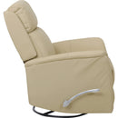  IFDC Glider Rocker Leather Match Recliner IF-6384-M IMAGE 5