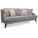  Decor-Rest Furniture Stationary Fabric Sofa 2508S Sofa with Flared Leg IMAGE 1