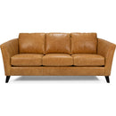  Decor-Rest Furniture Stationary Leather Sofa 2642S-L Sofa IMAGE 2