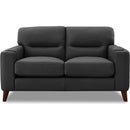  Aurora Furniture Elm Stationary Leather Loveseat 86762L 2512 IMAGE 1