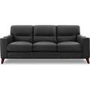  Aurora Furniture Elm Stationary Leather Sofa 86762S 2512 IMAGE 1