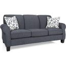  Decor-Rest Furniture Embark Stationary Fabric Sofa Embark 2025 Sofa - Crackle Navy IMAGE 1