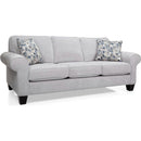  Decor-Rest Furniture Embark Stationary Fabric Sofa Embark 2323 Sofa - Zoom Ice IMAGE 1