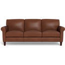 Aurora Furniture Laguna Stationary Leather Sofa 86671S 1568 IMAGE 1