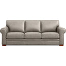  Aurora Furniture Brookfield Stationary Leather Sofa Brookfield 86973S Sofa - Stone IMAGE 1