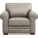  Aurora Furniture Brookfield Stationary Leather Chair Brookfield 86973C Chair - Stone IMAGE 1