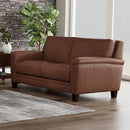  Aurora Furniture Sherwood Stationary Leather Loveseat 86753L 1568 IMAGE 1