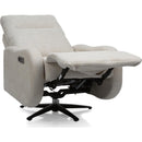  Decor-Rest Furniture Power Swivel Fabric Recliner 2605-F Power Reclining Swivel Chair IMAGE 4