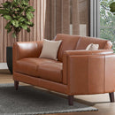  Aurora Furniture Maui Stationary Leather Match Loveseat 86720L 2362 IMAGE 1