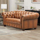  Aurora Furniture York Stationary Leather Match Loveseat 87239L 2825 IMAGE 1