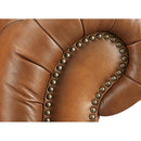  Aurora Furniture York Stationary Leather Match Loveseat 87239L 2825 IMAGE 3