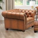  Aurora Furniture York Stationary Leather Match Chair 87239C 2825 IMAGE 1
