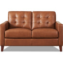  Aurora Furniture Aiden Stationary Leather Match Loveseat 86903L 2362 IMAGE 1
