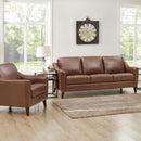  Aurora Furniture Ersa Stationary Leather Sofa 86901S 1568 IMAGE 3