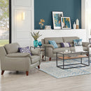  Aurora Furniture Lara Stationary Leather Sofa 86828S 2382 IMAGE 3