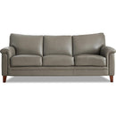  Aurora Furniture Westcott Stationary Leather Sofa 87091S 2376 IMAGE 1