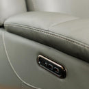  Harmony Beds Recliners Power Ember Power Recliner with Heat - Ash IMAGE 10