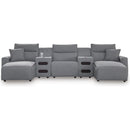  Signature Design by Ashley ModMax II Power Reclining Fabric 5 pc Sectional 6590679C/6590660C/6590646C/6590660C/6590697C IMAGE 1