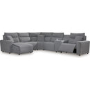  Signature Design by Ashley ModMax II Power Reclining Fabric 6 pc Sectional 6590679C/6590646C/6590677C/6590631C/6590657C/6590662C IMAGE 1