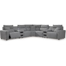  Signature Design by Ashley ModMax II Power Reclining Fabric 7 pc Sectional 6590658C/6590660C/6590631C/6590677C/6590646C/6590660C/6590662C IMAGE 1