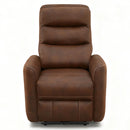  Primo International Heritage Power Glider Fabric Recliner Cole Power Glider Recliner - Palermo Dark Brown IMAGE 1