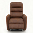  Primo International Heritage Power Glider Fabric Recliner Cole Power Glider Recliner - Palermo Dark Brown IMAGE 3