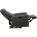  Primo International Heritage Power Glider Fabric Recliner Cole Power Glider Recliner - Palermo Grey IMAGE 4