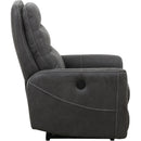  Primo International Heritage Power Glider Fabric Recliner Cole Power Glider Recliner - Palermo Grey IMAGE 6