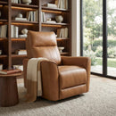  Primo International Heritage Power Glider Leather Match Recliner Conrad Power Glider Recliner - Modena Earth IMAGE 11