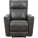  Primo International Heritage Power Glider Leather Match Recliner Conrad Power Glider Recliner - Modena Shadow IMAGE 1