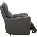  Primo International Heritage Power Glider Leather Match Recliner Conrad Power Glider Recliner - Modena Shadow IMAGE 3