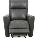  Primo International Heritage Power Glider Leather Match Recliner Conrad Power Glider Recliner - Modena Shadow IMAGE 4