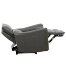  Primo International Heritage Power Glider Leather Match Recliner Conrad Power Glider Recliner - Modena Shadow IMAGE 5