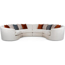  Decor-Rest Furniture Fabric 4 pc Sectional 2610-F47/2610-F04/2610-F04/2610-F46 IMAGE 1