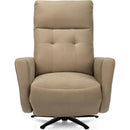  Decor-Rest Furniture Power Swivel Fabric Recliner 2606-F Power Swivel Recliner w/Power Headrest IMAGE 2