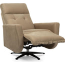  Decor-Rest Furniture Power Swivel Fabric Recliner 2606-F Power Swivel Recliner w/Power Headrest IMAGE 3