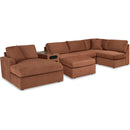  Signature Design by Ashley® Modmax 92102U9 6 pc Sectional with Chaise and Ottoman - Spice IMAGE 1