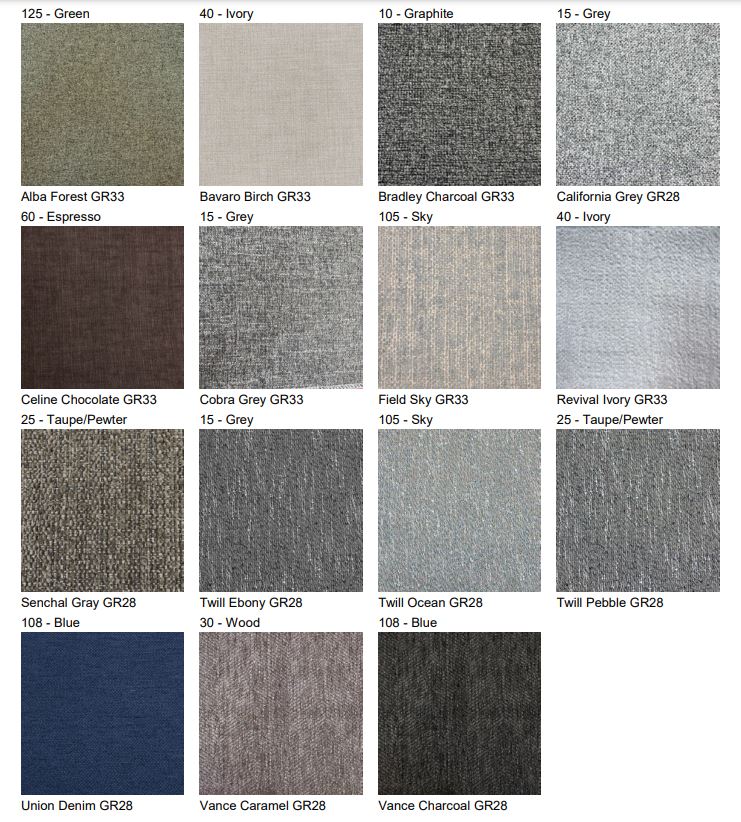 Trend Line Furniture Stationary Fabric Sofa 1428-01 Sofa