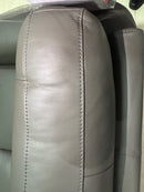 Minhas Furniture Amelia Stationary Leather Sofa Media Sofa Anthracite