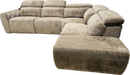 Primo International Colorado Aspen Power Reclining Fabric 5 pc Sectional Aspen Power Reclining sectional- Wooly