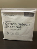 Protect-A-Bed Sateen Sheet Set - Gray (Queen)