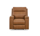 Amax Leather Sullivan Power Leather Recliner 7076W-10P2Z Cognac