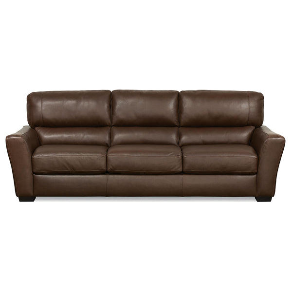 Teague Stationary Leather Sofa 77888-01-ALLEGRO-MAPLE (display  model)