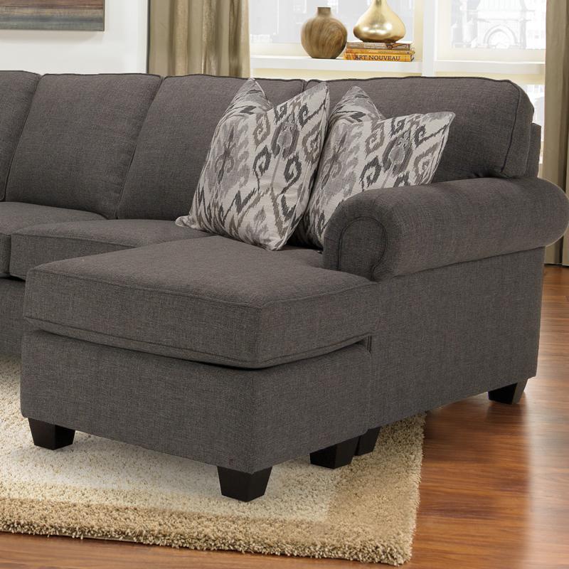 Decor-Rest Furniture Fabric Sectional 2006 2pc Sectional IMAGE 2