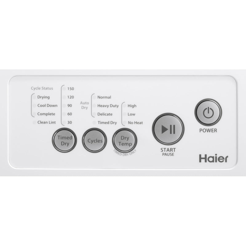 Haier 2.6 cu. ft. Electric Dryer HLP141E IMAGE 6