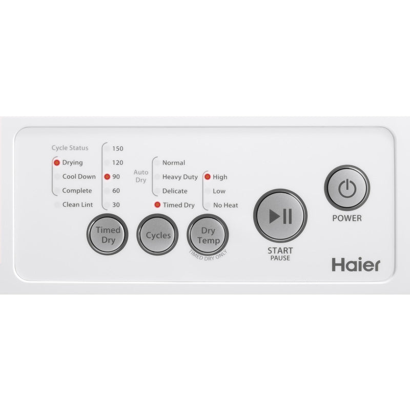 Haier 2.6 cu. ft. Electric Dryer HLP141E IMAGE 7