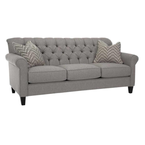 Decor-Rest Furniture Stationary Fabric Sofa 2478 Sofa (Light Grey) IMAGE 1